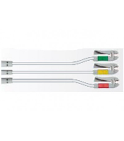 Cable Latiguillos 3 derivaciones de 74 cm / 29 in. Conector Tipo Pinza (Grabber) / 412682-001