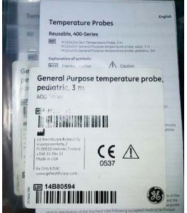 Sonda de temperatura de uso general, pediátrica, 3 m, reutilizable/ M1024251