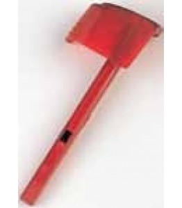 Compartimiento de almacenaje de sonda, rojo, para sonda rectal